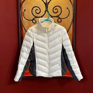 Alo White Puffer Jacket